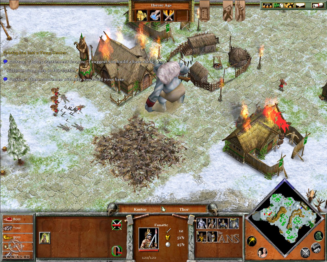 Скриншот из игры Age of Mythology: The Titans - 8