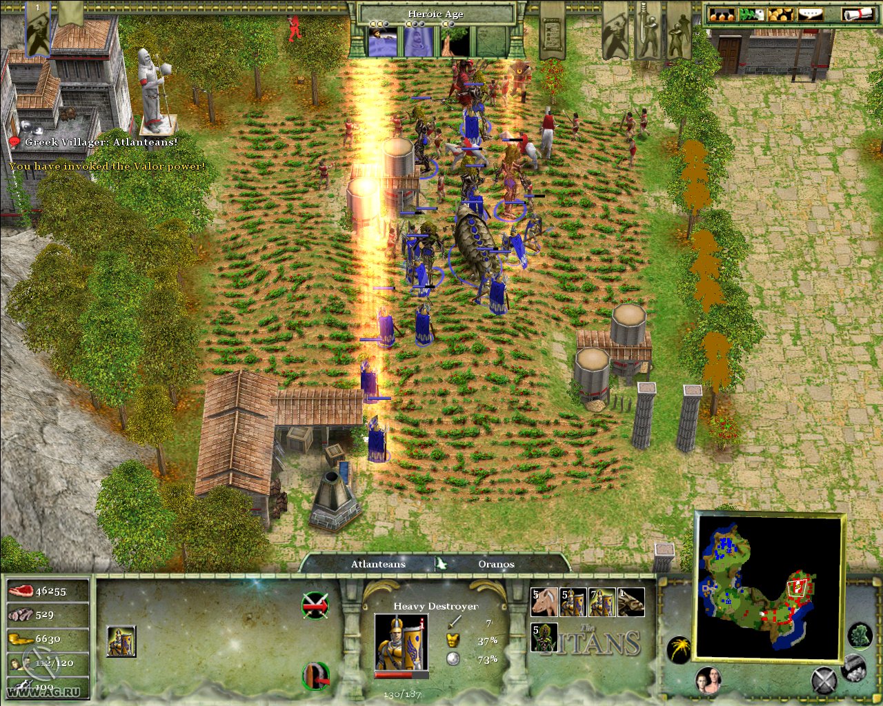Скриншот из игры Age of Mythology: The Titans - 14