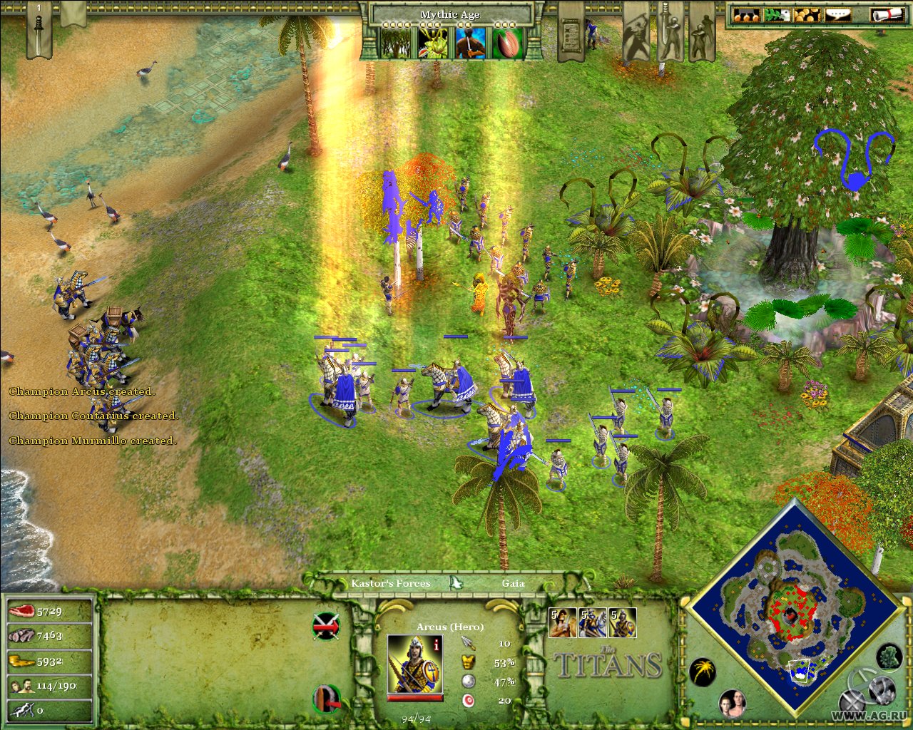 Скриншот из игры Age of Mythology: The Titans - 19