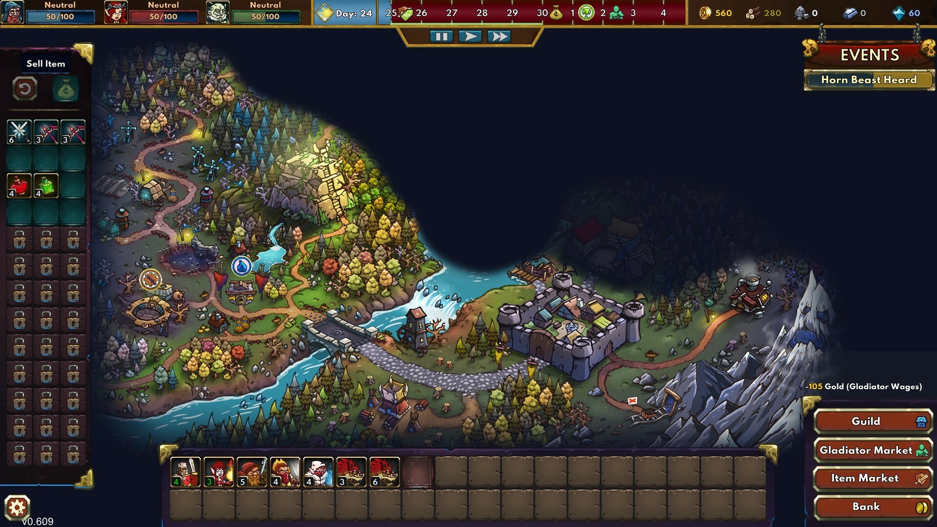 Скриншот из игры Gladiator Guild Manager - 58