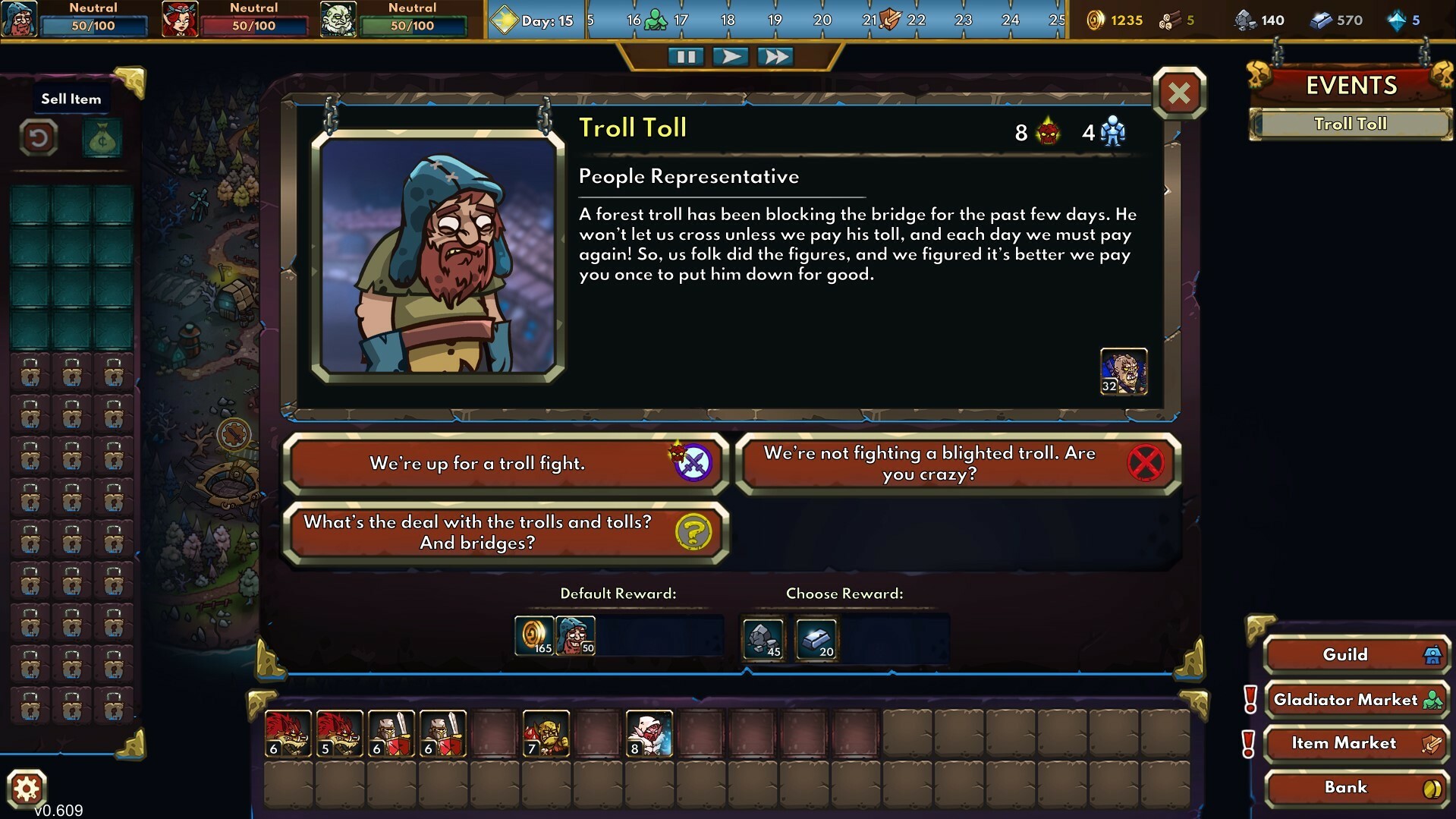 Скриншот из игры Gladiator Guild Manager - 53