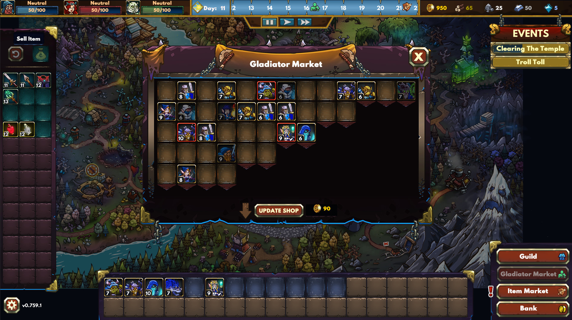Скриншот из игры Gladiator Guild Manager - 46