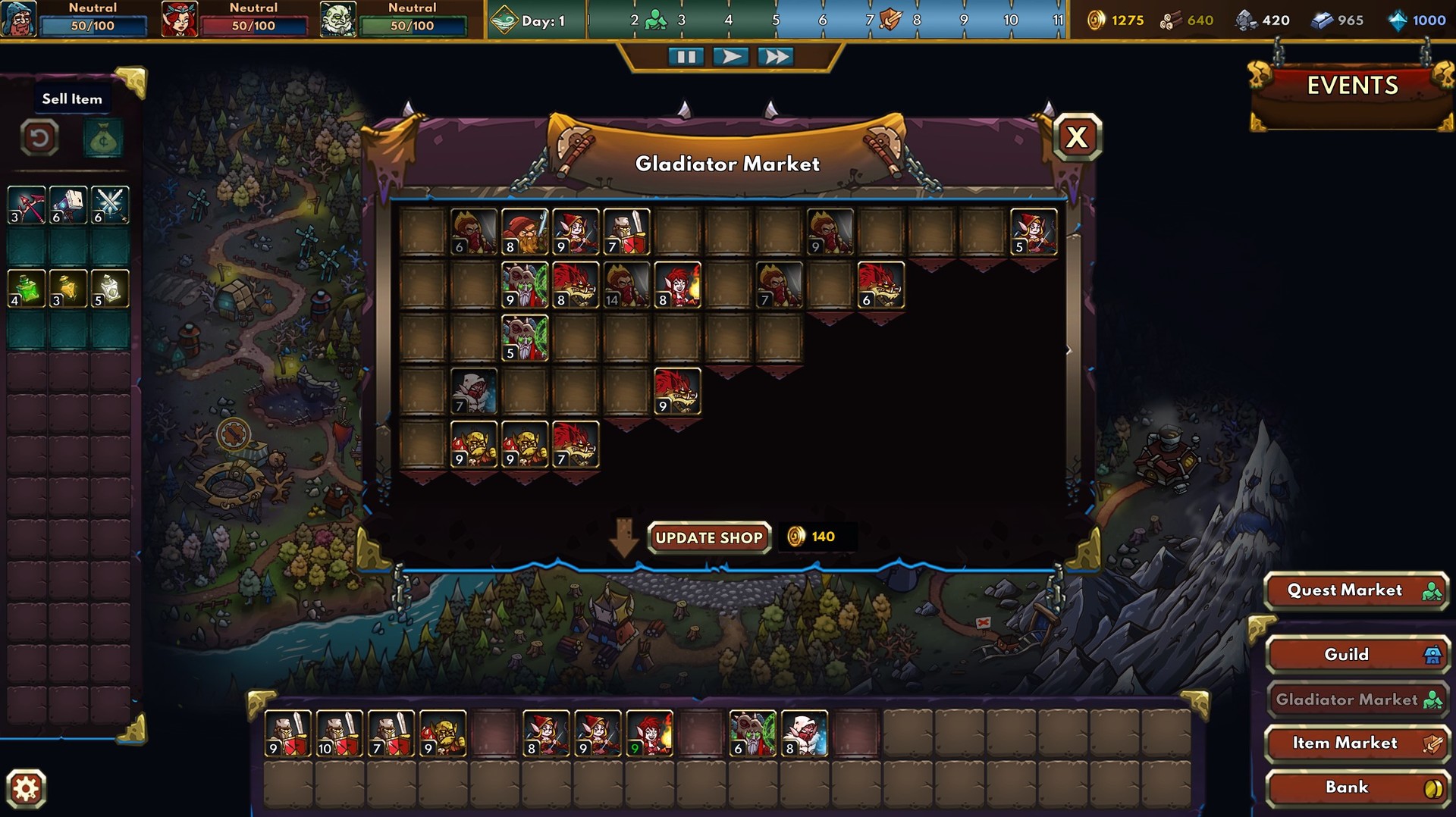 Скриншот из игры Gladiator Guild Manager - 12