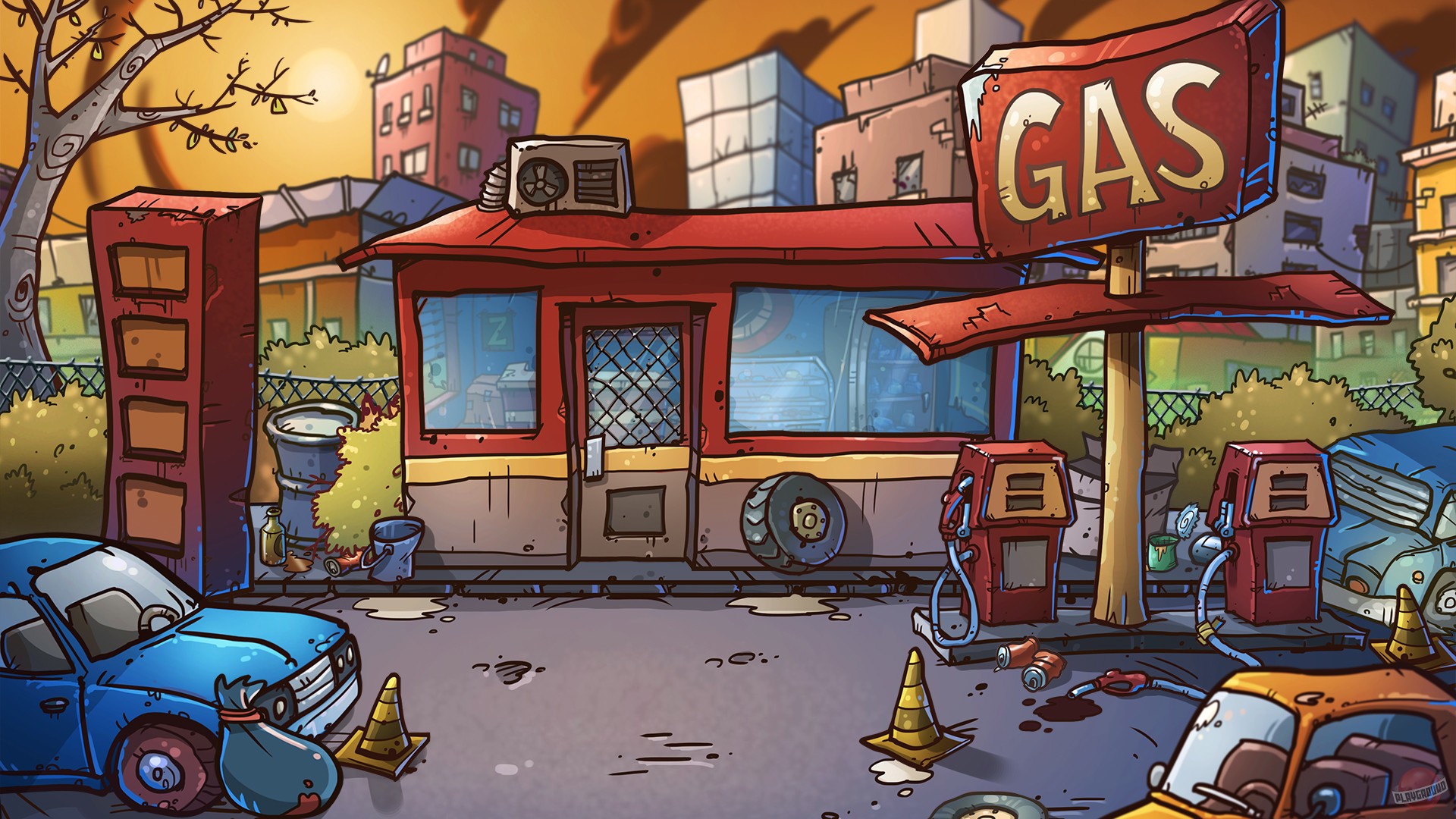 Скриншот из игры Scheming Through The Zombie Apocalypse: The Beginning - 1