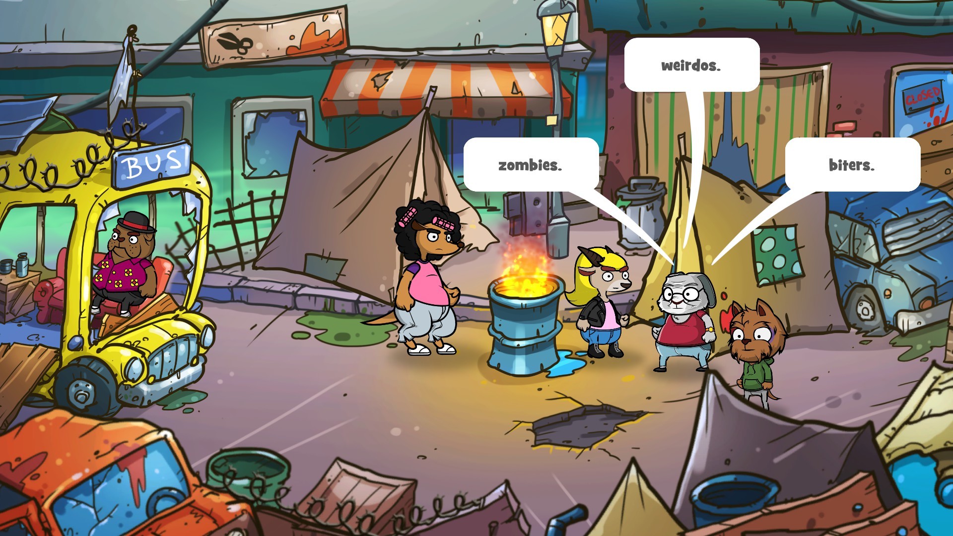 Скриншот из игры Scheming Through The Zombie Apocalypse: The Beginning - 38