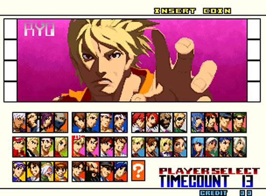 Скриншот из игры The King of Fighters 2001 - 1