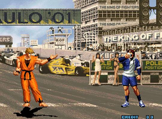 Скриншот из игры The King of Fighters 2001 - 2