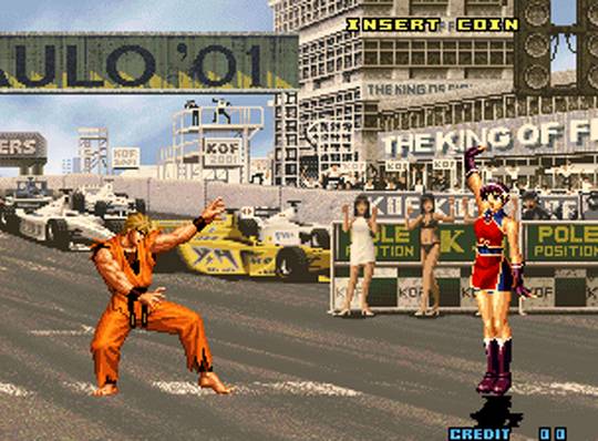 Скриншот из игры The King of Fighters 2001 - 3
