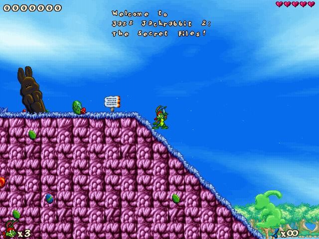 Скриншот из игры Jazz Jackrabbit 2: The Secret Files - 2