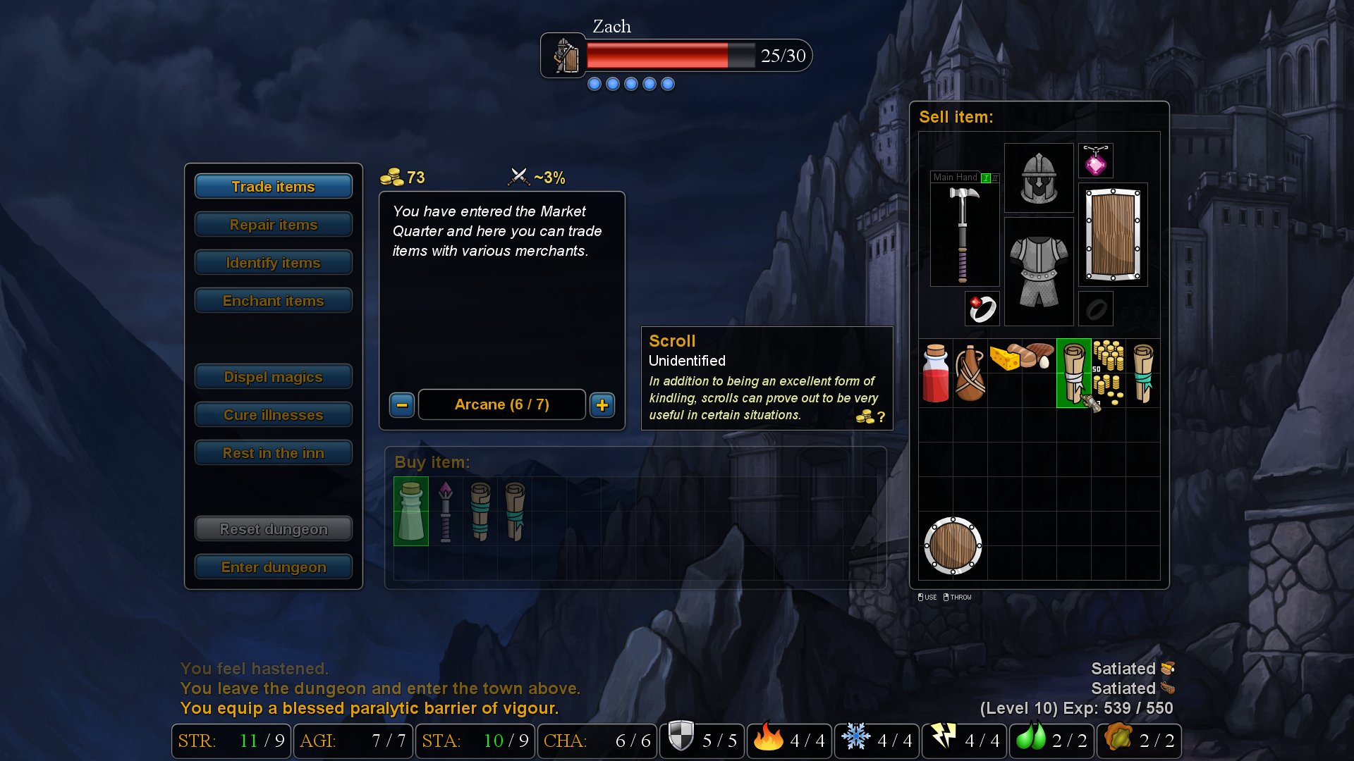 Скриншот из игры Rogue's Tale - 14