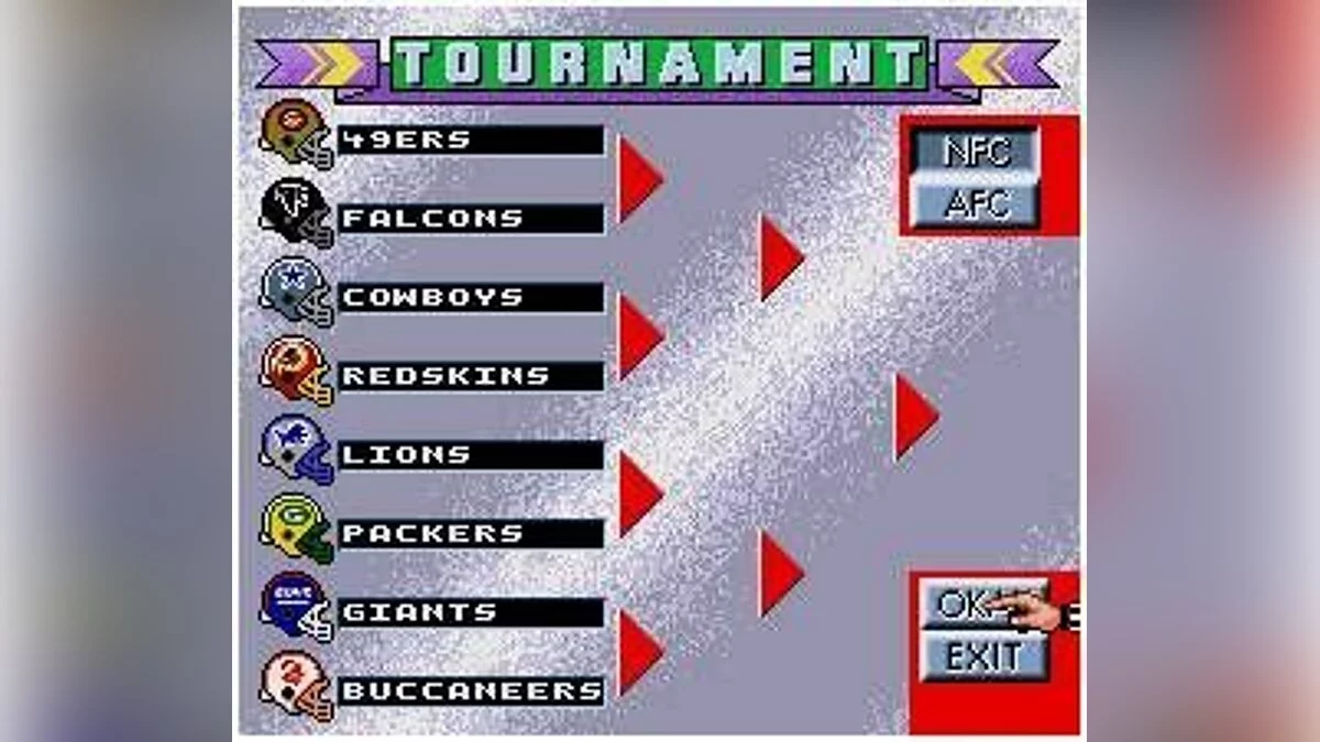 Скриншот из игры Capcom's MVP Football - 4