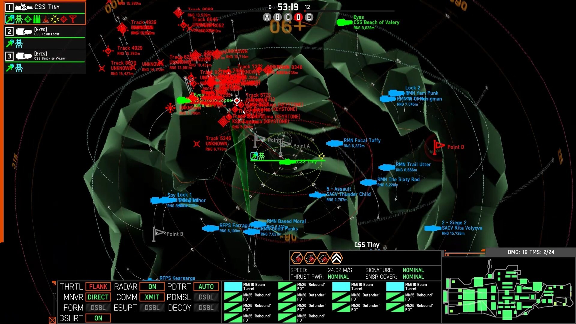 Скриншот из игры NEBULOUS: Fleet Command - 24