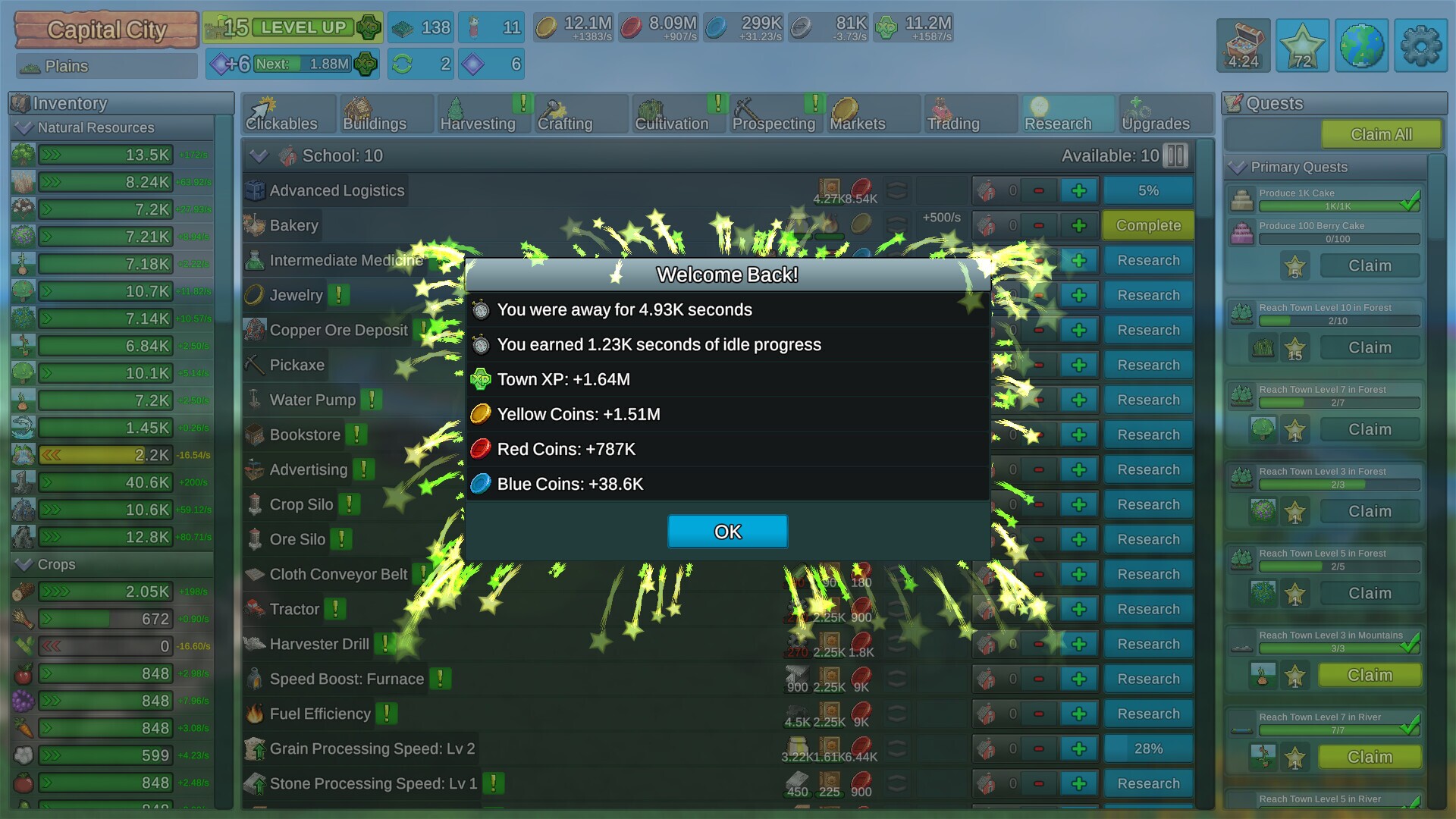 Скриншот из игры Factory Town Idle - 4