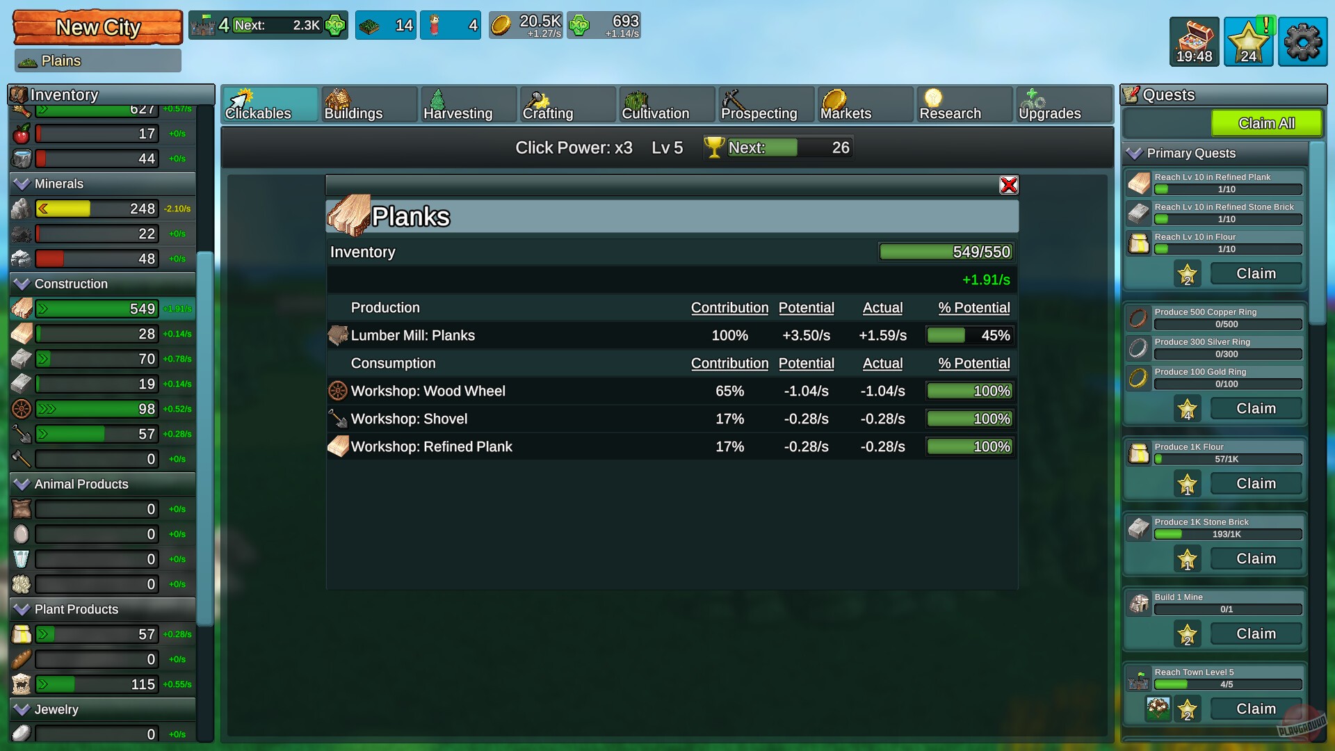 Скриншот из игры Factory Town Idle - 24