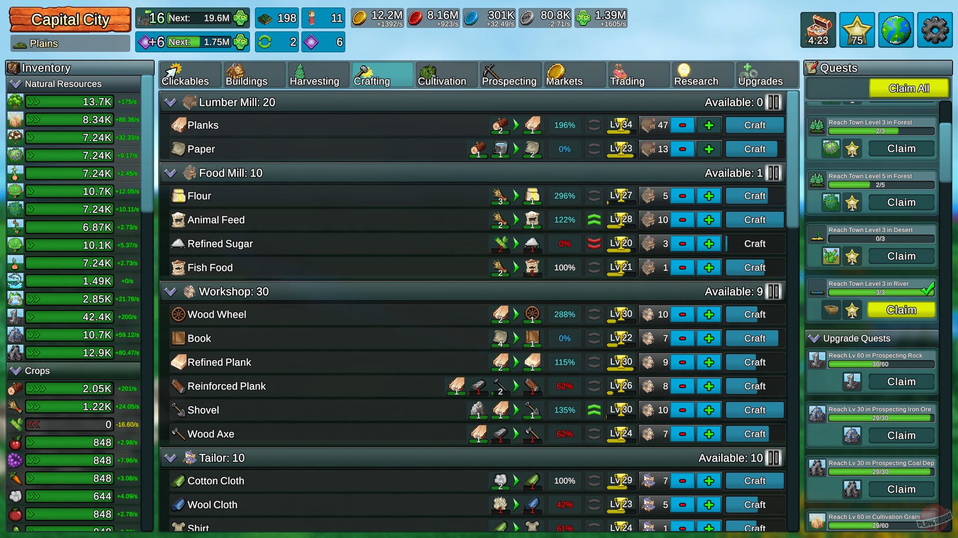 Скриншот из игры Factory Town Idle - 7