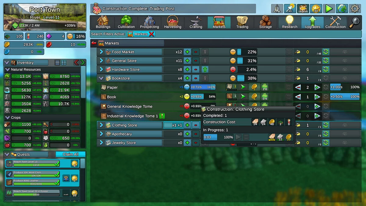 Скриншот из игры Factory Town Idle - 2