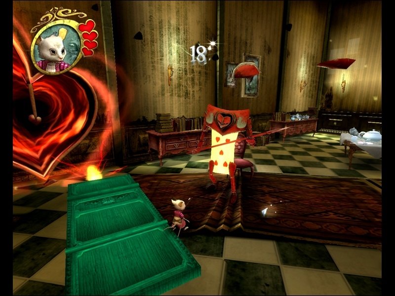 Скриншот из игры Tim Burton's Alice in Wonderland - 1