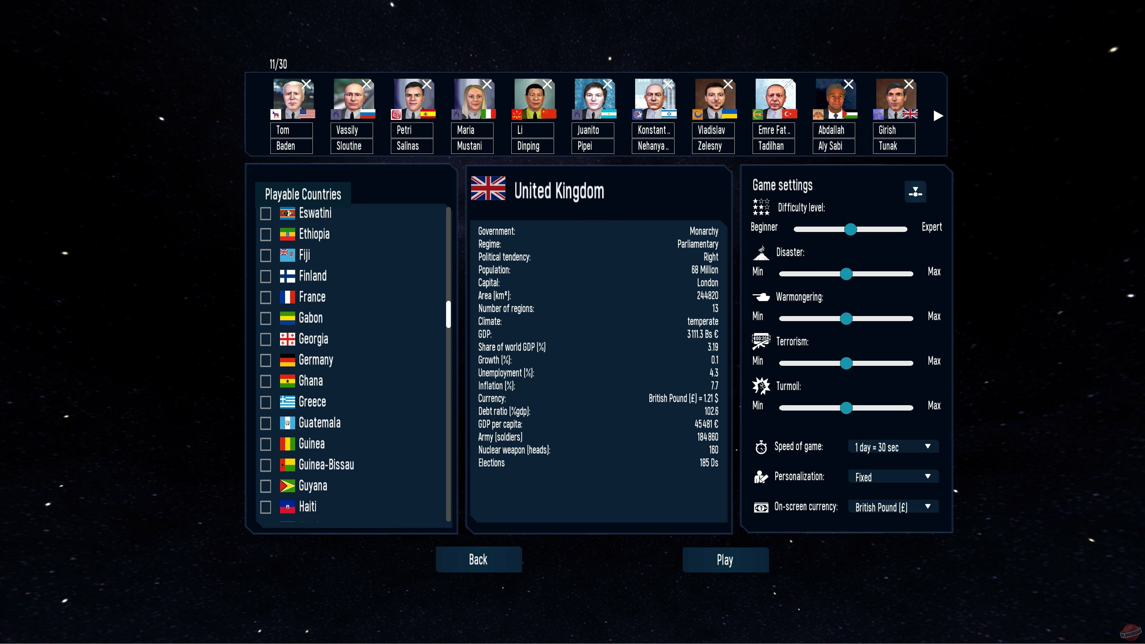 Скриншот из игры Geo-Political Simulator 5 - 13