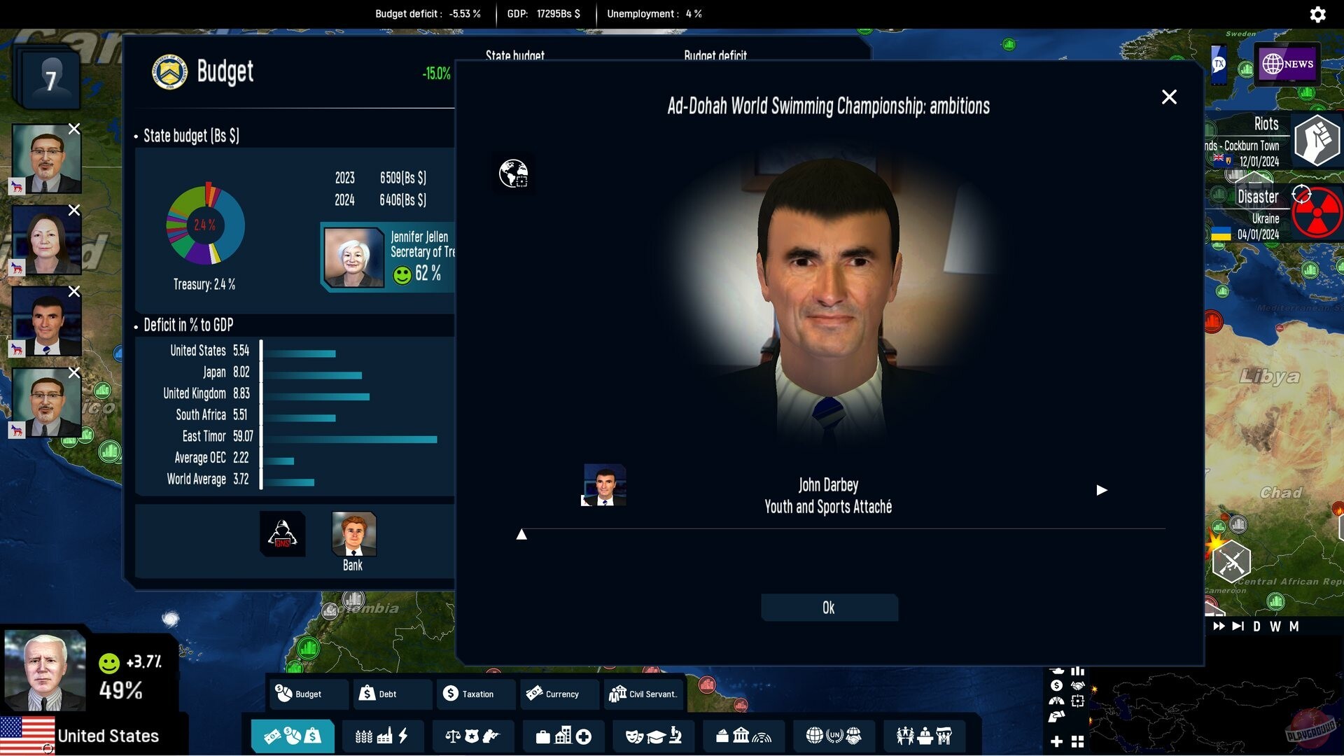 Скриншот из игры Geo-Political Simulator 5 - 4