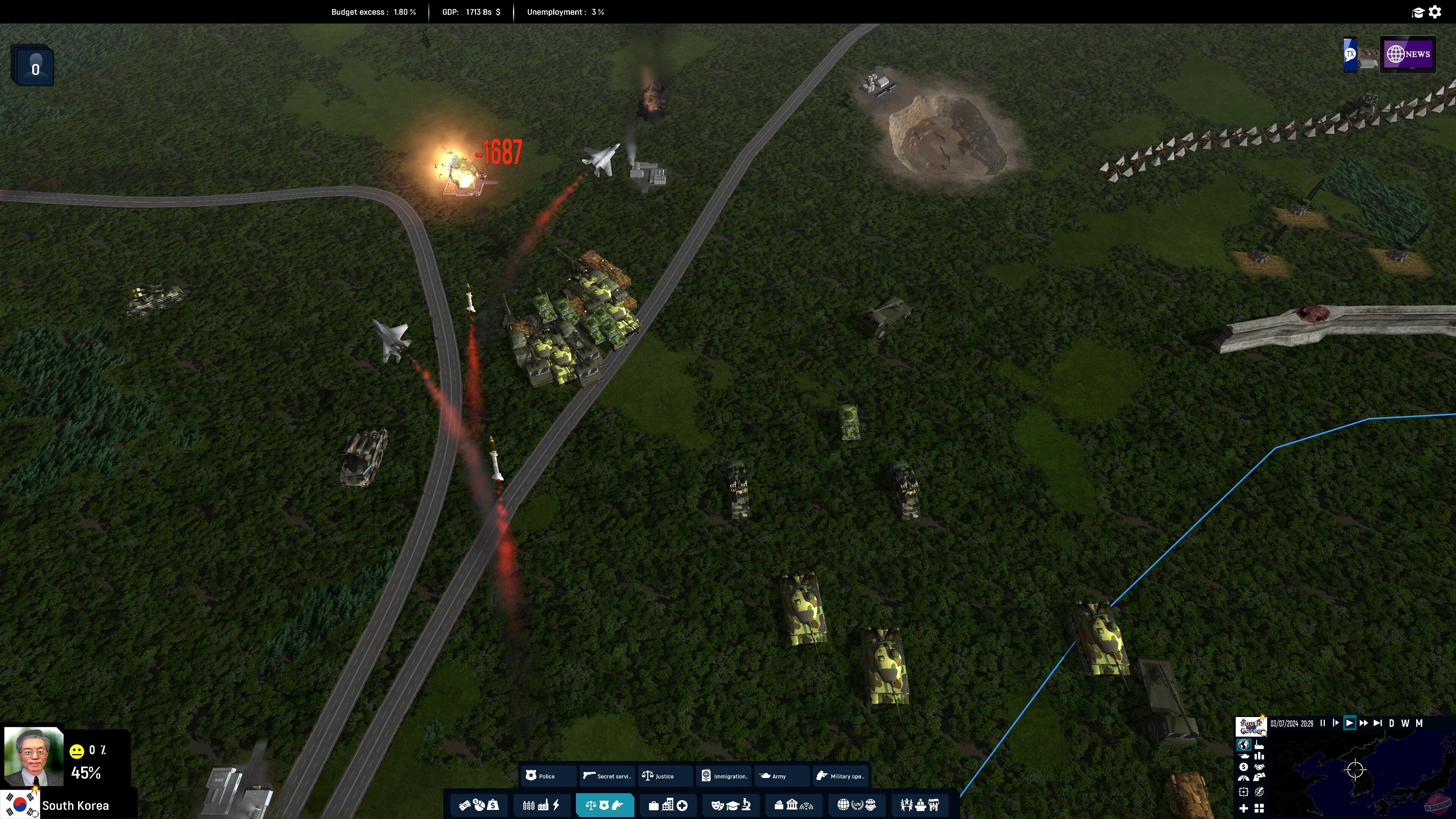 Скриншот из игры Geo-Political Simulator 5 - 7