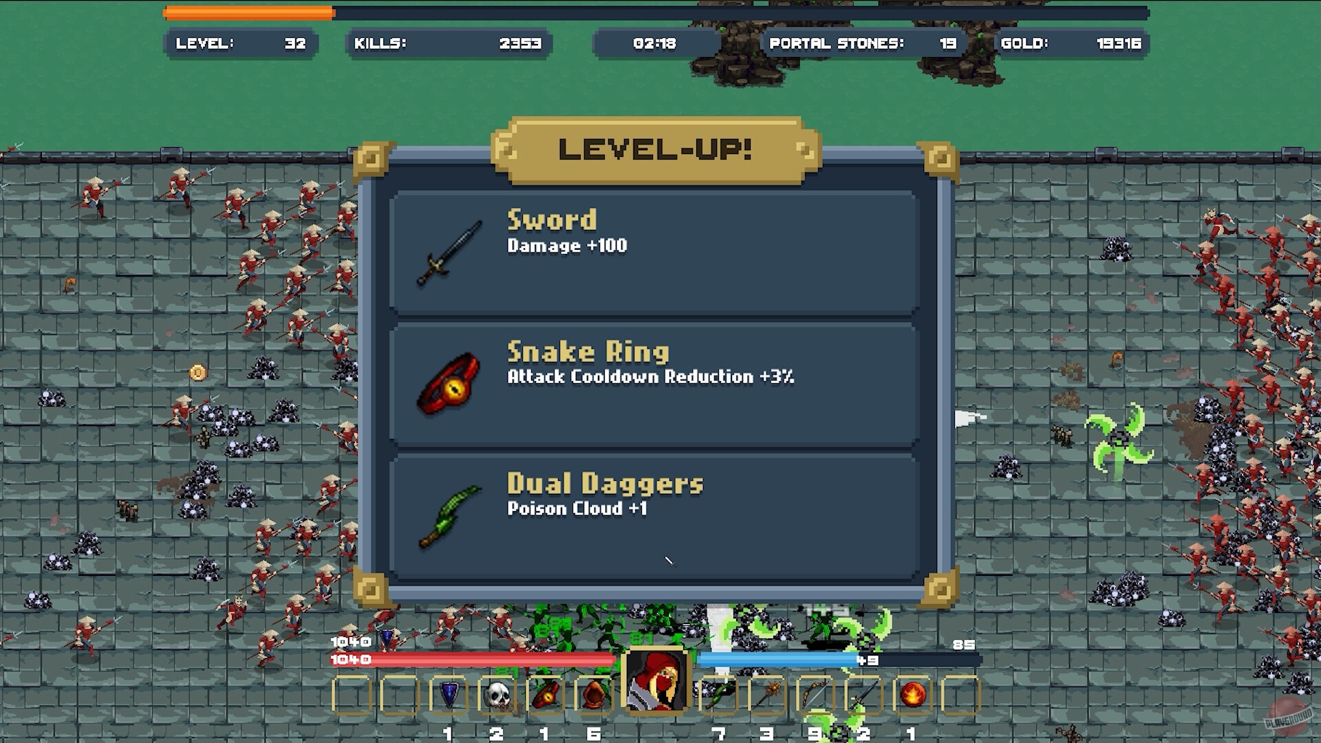 Скриншот из игры Might'n Mow'em - 1