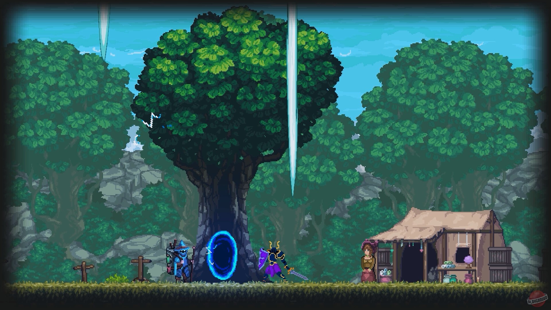 Скриншот из игры Might'n Mow'em - 7