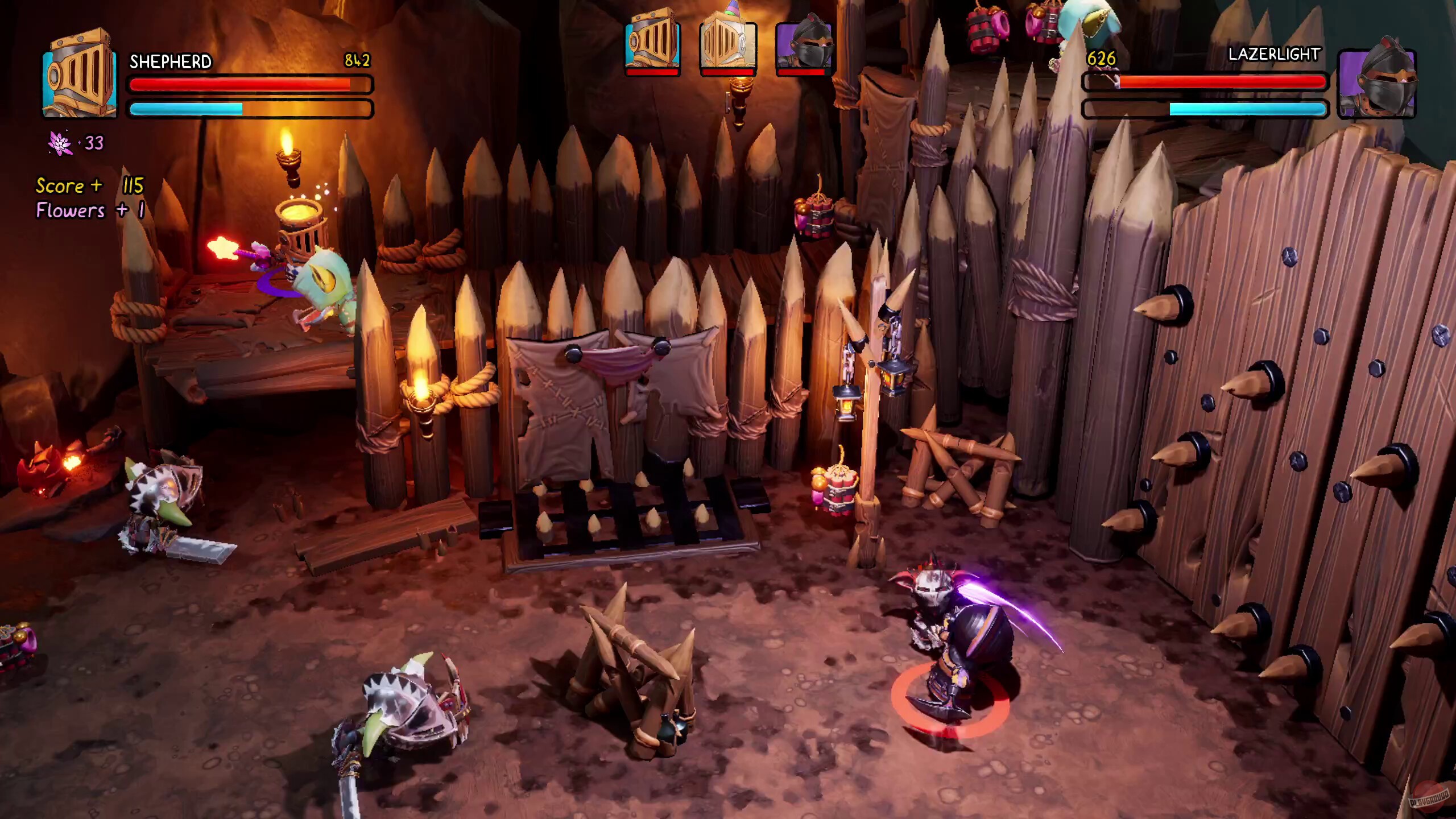 Скриншот из игры Big Helmet Heroes - 12