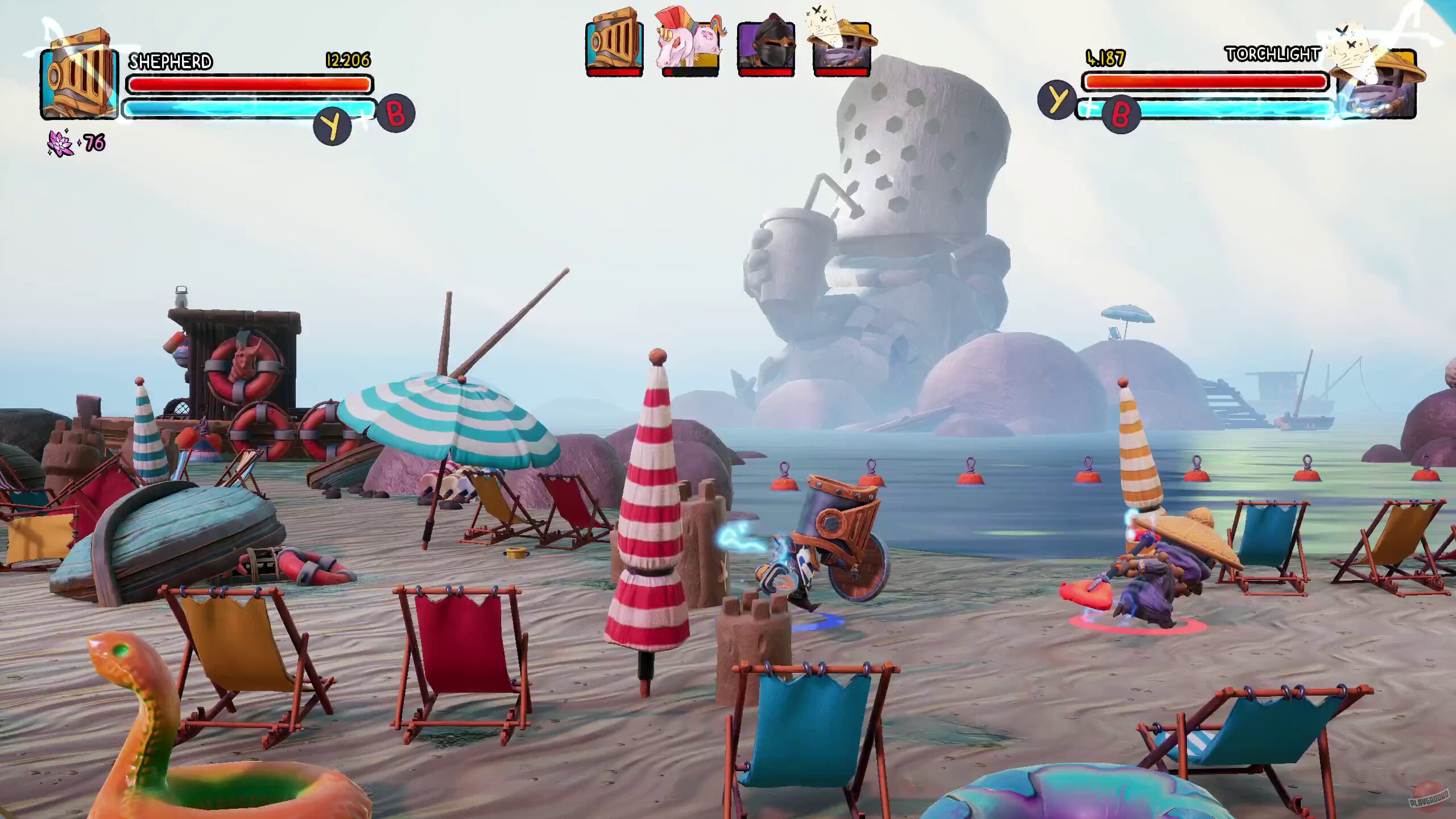 Скриншот из игры Big Helmet Heroes - 21
