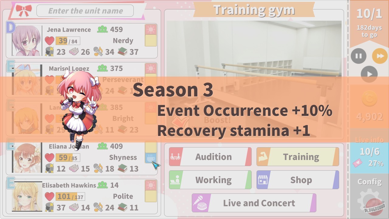 Скриншот из игры Idling Idol - 4