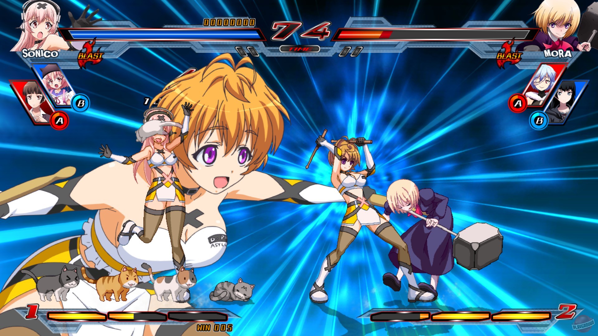 Скриншот из игры Nitroplus Blasterz: Heroines Infinite Duel - 49