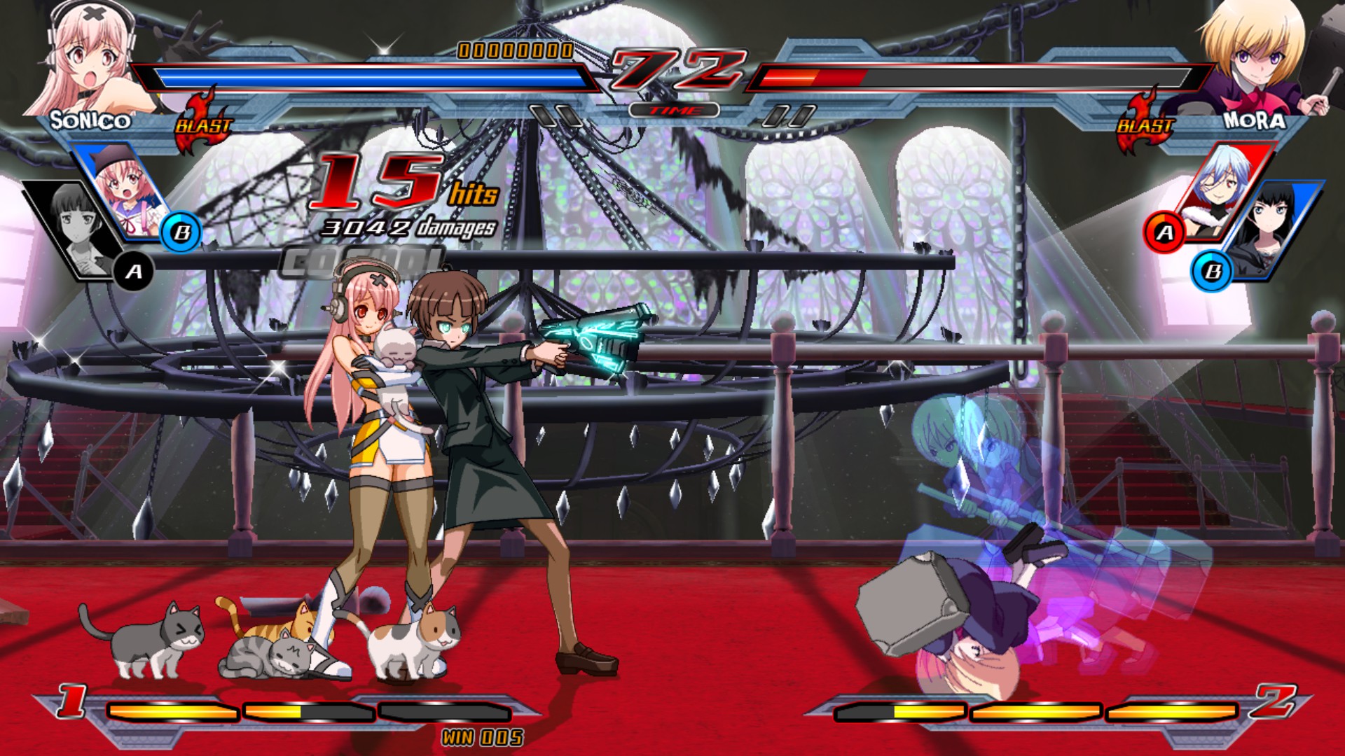 Скриншот из игры Nitroplus Blasterz: Heroines Infinite Duel - 107