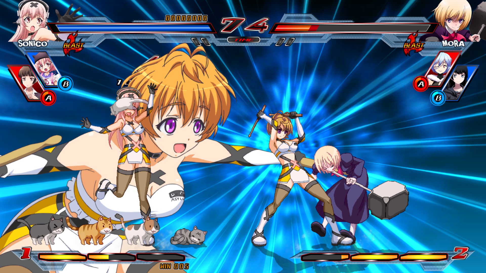 Скриншот из игры Nitroplus Blasterz: Heroines Infinite Duel - 62