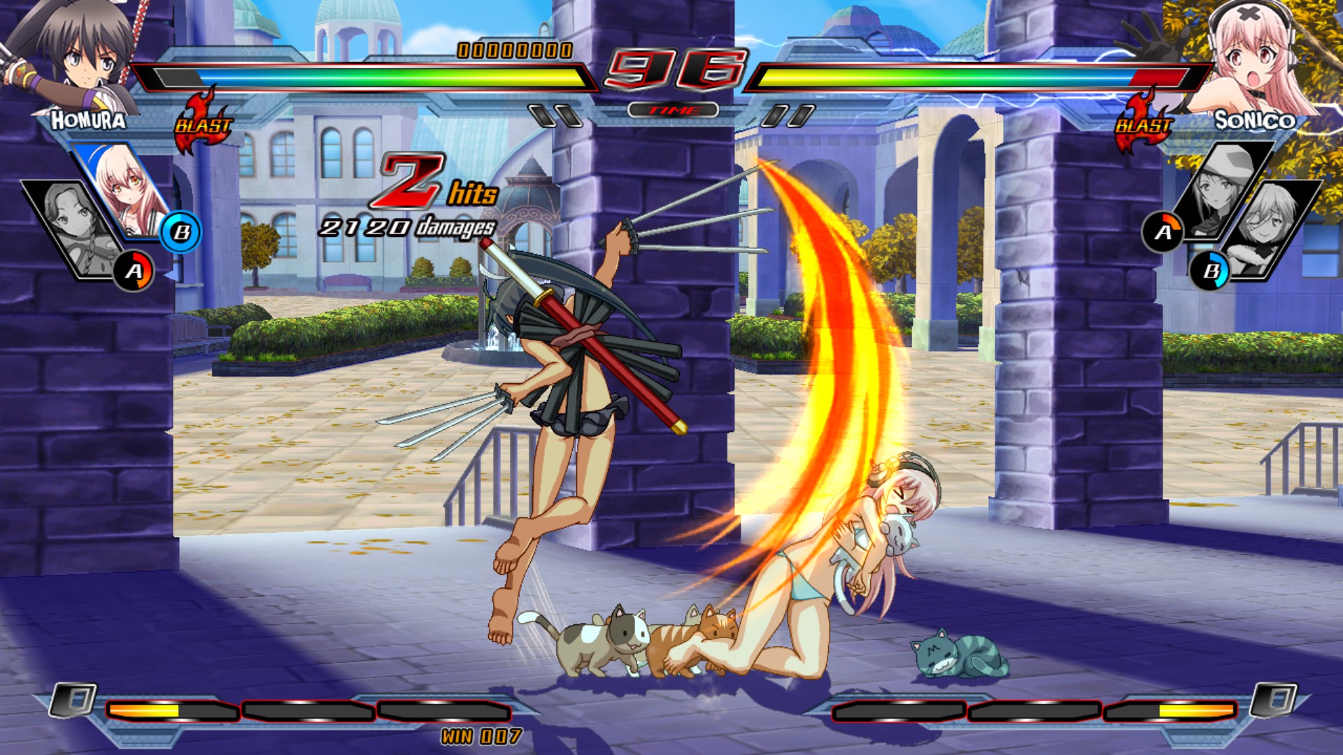 Скриншот из игры Nitroplus Blasterz: Heroines Infinite Duel - 48