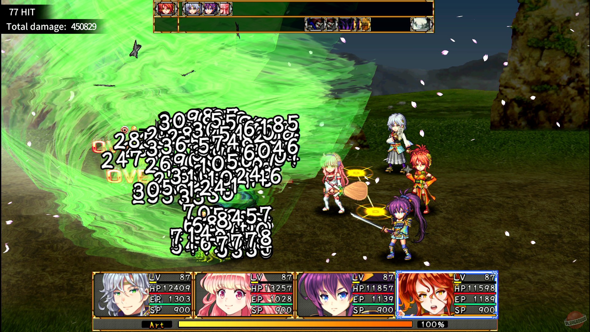 Скриншот из игры Asdivine Kamura - 2