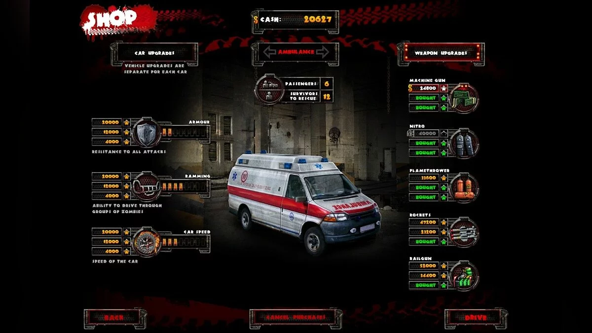 Скриншот из игры Zombie Driver - 16