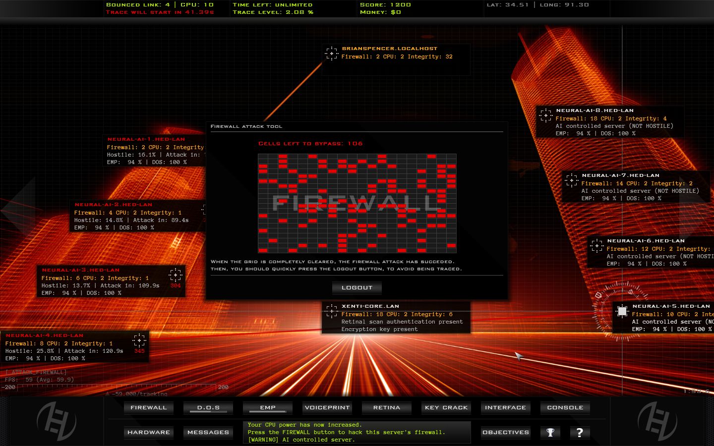 Скриншот из игры Hacker Evolution Duality - 17