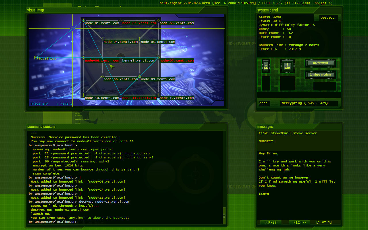 Скриншот из игры Hacker Evolution: Untold - 15