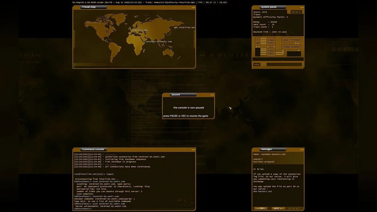 Скриншот из игры Hacker Evolution - 26