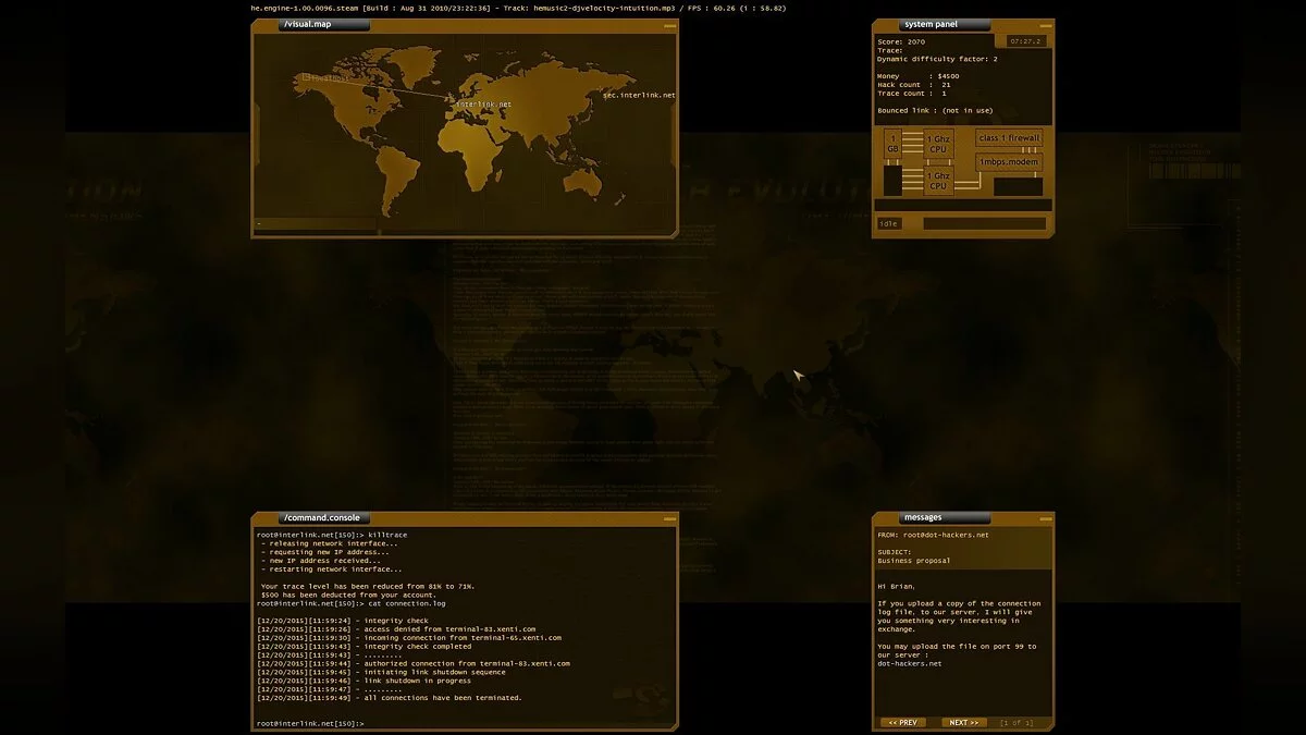 Скриншот из игры Hacker Evolution - 10