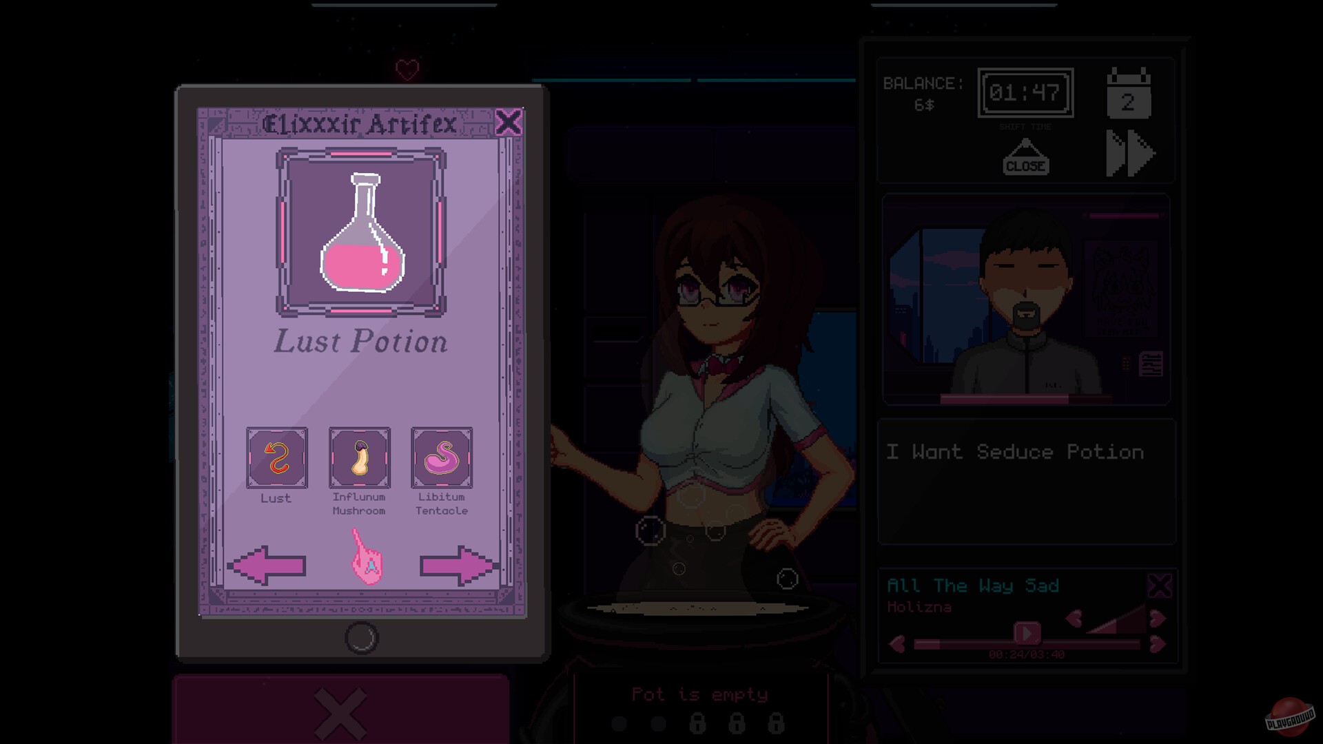 Скриншот из игры Part-Time Witch - 4