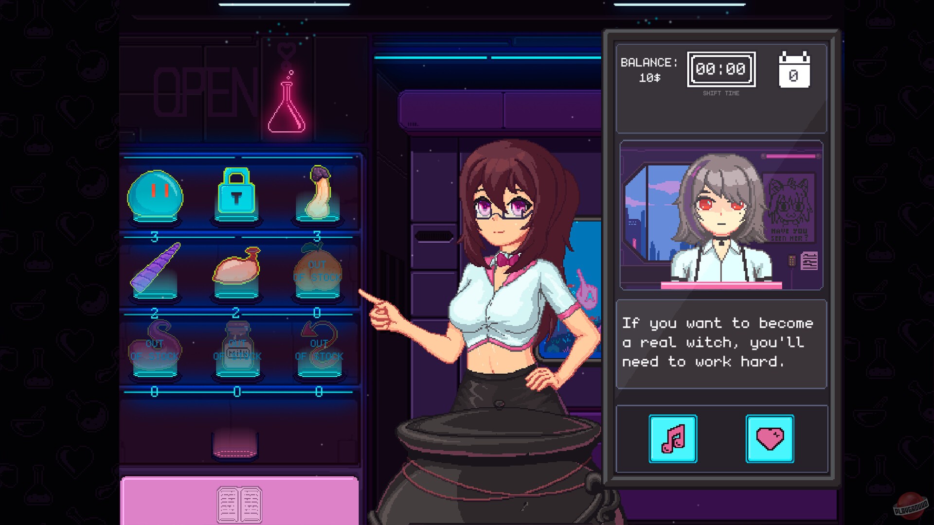 Скриншот из игры Part-Time Witch - 3