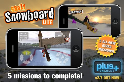Скриншот из игры Crazy Snowboard - 1