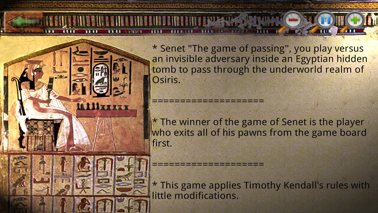 Скриншот из игры Egyptian Senet - 16