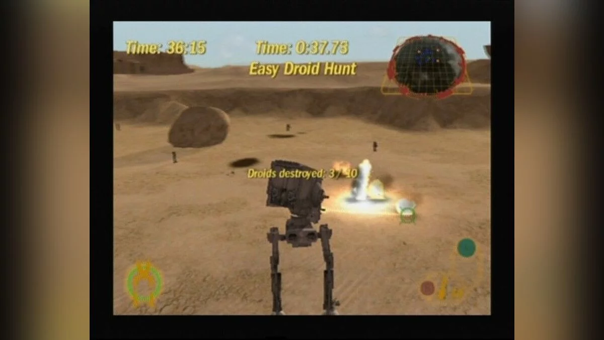Скриншот из игры Star Wars: Rogue Squadron 3 - Rebel Strike - 2