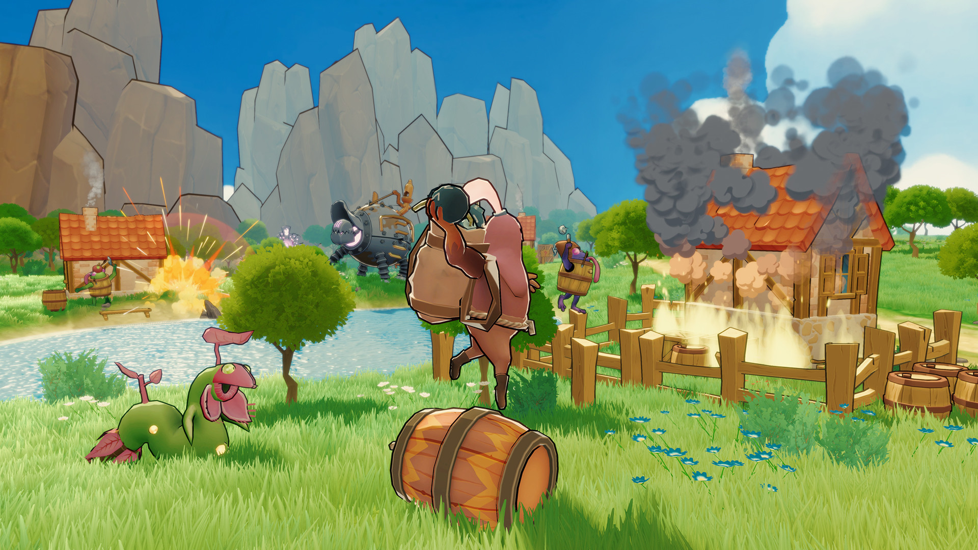 Скриншот из игры Ridiculous Catapult Simulator - 3