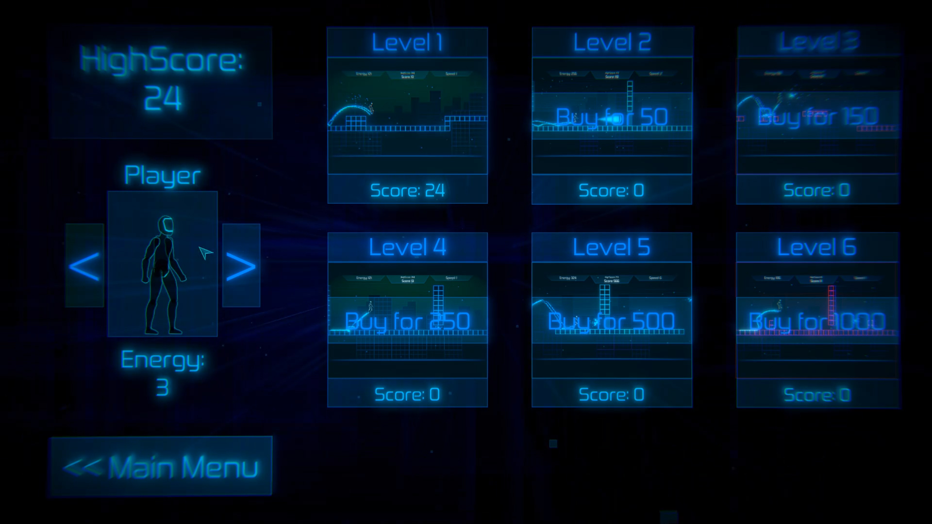 Скриншот из игры Neon Void Runner - 7