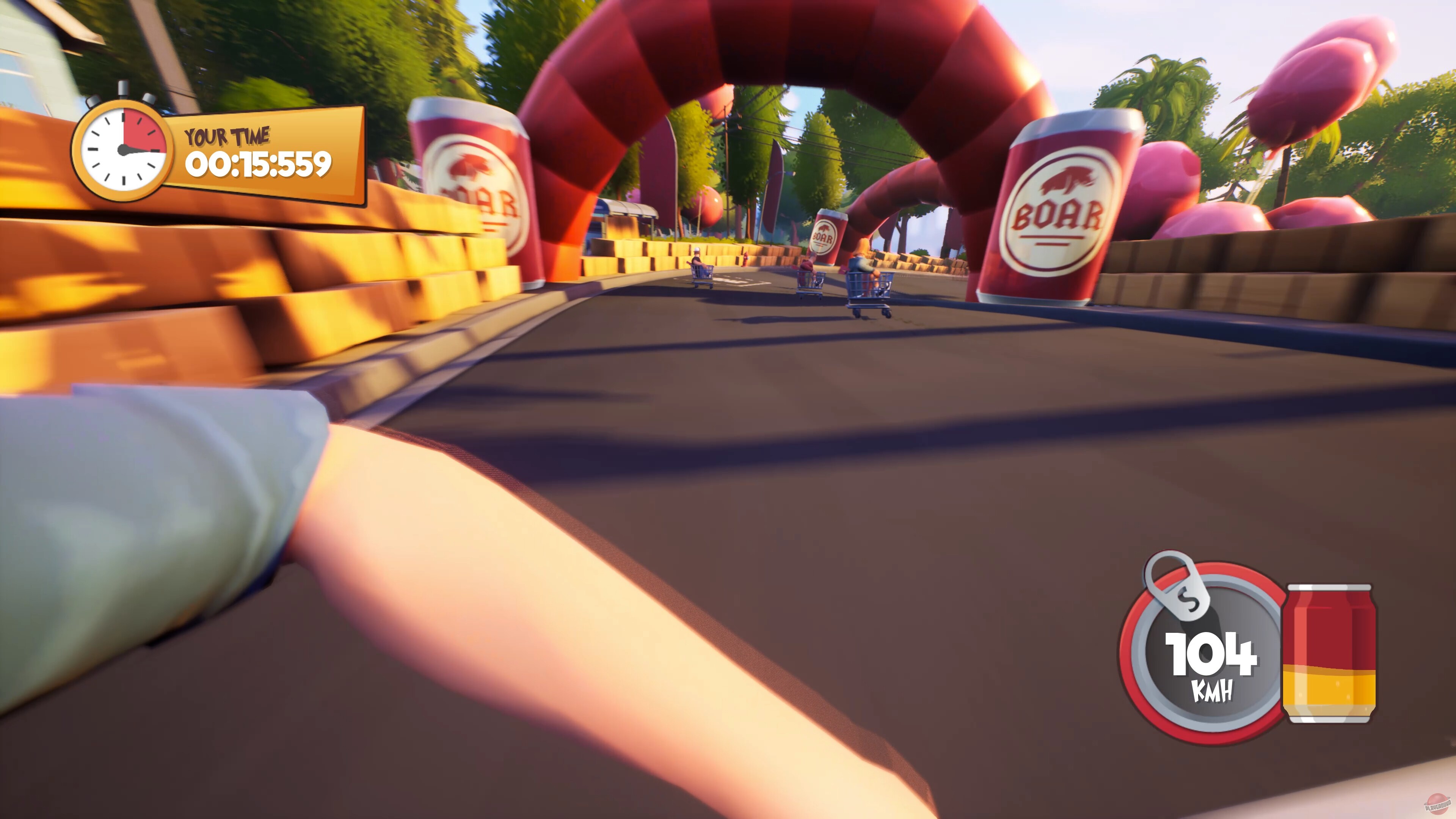 Скриншот из игры Slackers - Carts of Glory - 2