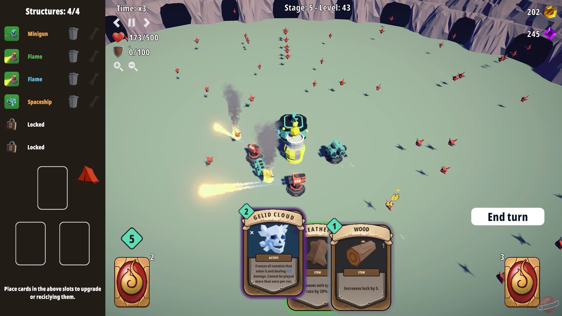 Скриншот из игры Cards and Towers - 2