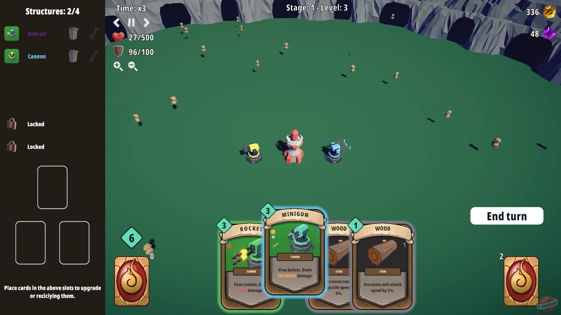 Скриншот из игры Cards and Towers - 5