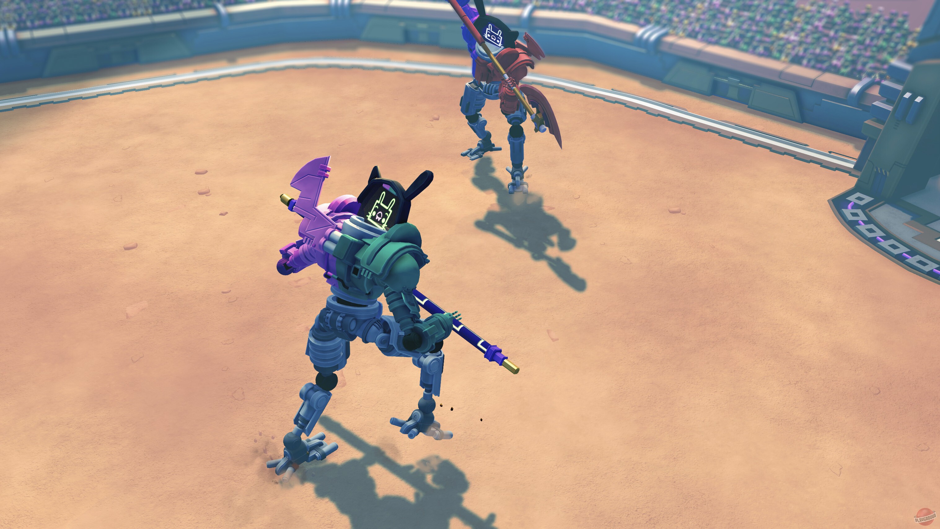 Скриншот из игры S.Y.N.C. - One Mecha, Two Pilots - 4